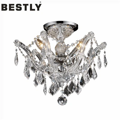 Nowoczesne kryształowe lampy sufitowe do domu